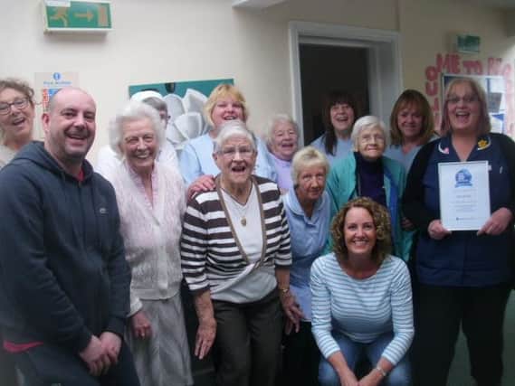 Staff at Brookside Care Home