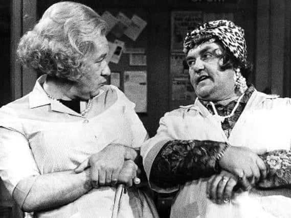 Roy Barraclough and comedy legend Les Dawson as Cissie and Ada