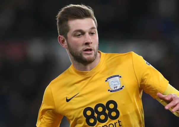 Preston front man Tom Barkhuizen is fully fit after hernia surgery