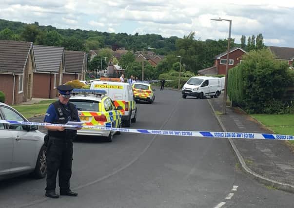 Police cordon off Blairmore Drive, Bolton after a man was trapped under a van
Photo: Bolton News