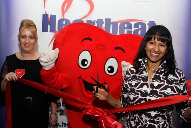 Heartbeat official opening at The Former National Football Museum at Deepdale.
Ranvir Singh, Cardiac Carl Mascot and CEO Jill Rogerson