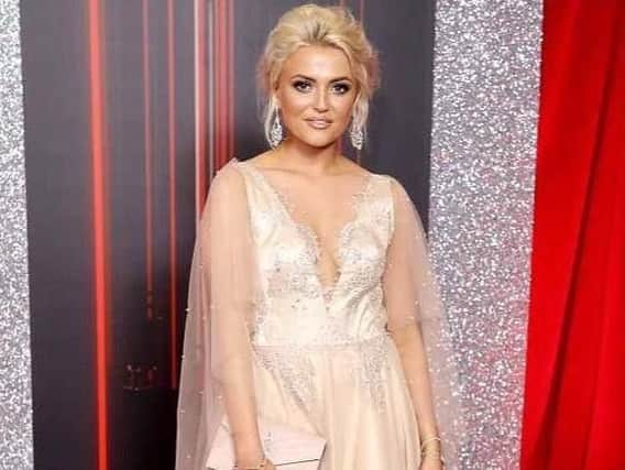 Lucy Fallon at the British Soap Awards. Photo from Instagram