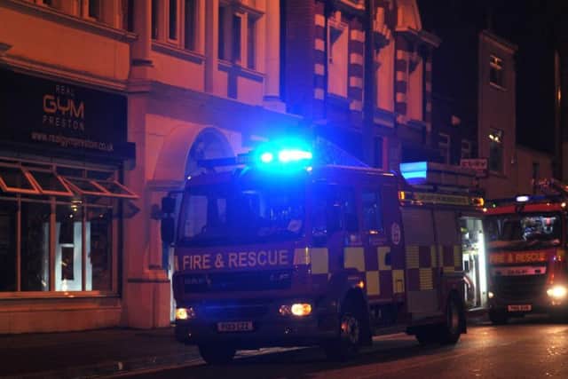 Two crews from Preston were called to the fire last Thursday