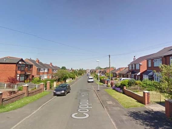 Crews were called to a suspicious car fire in Chorley