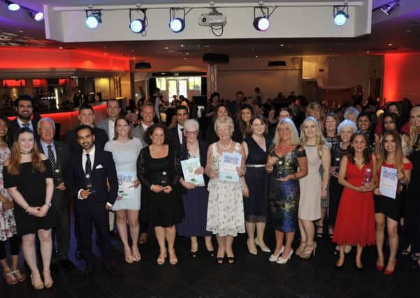Winners of the Lancashire Post's Health Hero Awards
