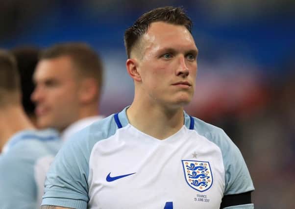 Phil Jones was in action for England against France in midweek