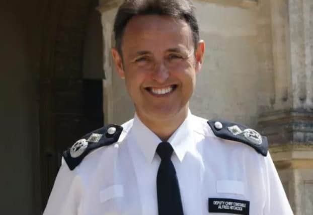 Police chief constable Alf Hitchcock