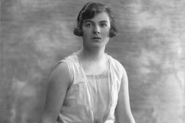 Phoebe aged 17 at her coming out dance in 1926