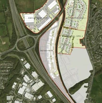 The masterplan for the luxury shopping village