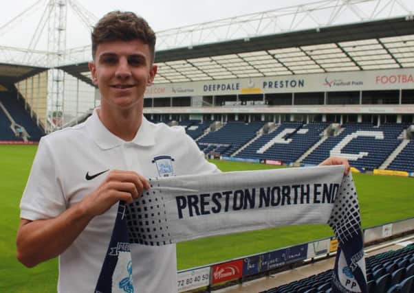 Josh Harrop gets to know Deepdale after joining Preston from Manchester United