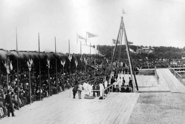 Dock foundation stone ceremony in July 1885 by HRH Albert Edward, Prince of Wales