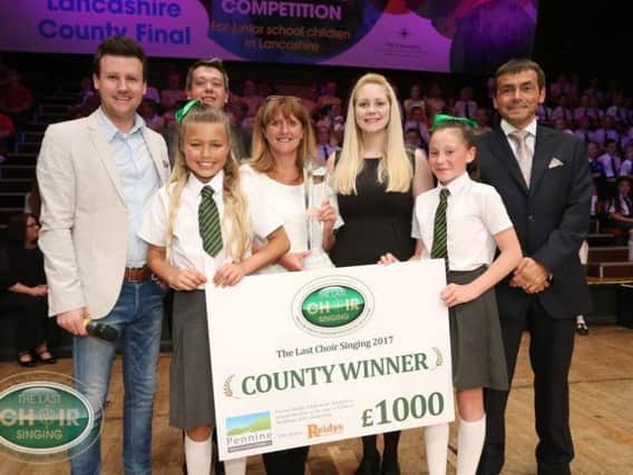 Win: Pupils from Shakespeare Primary in Fleetwood
