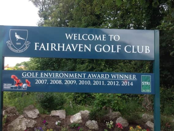Fairhaven - venue for Open qualifying
