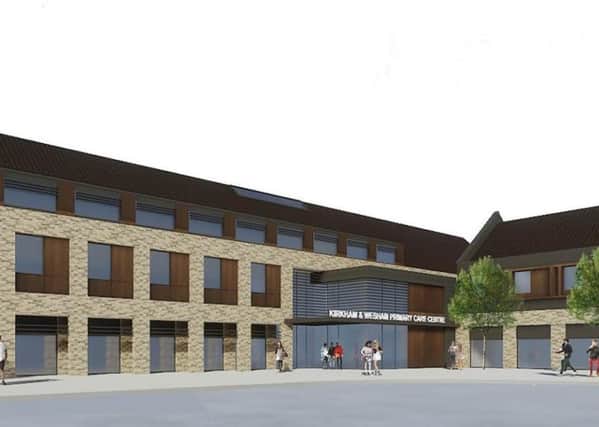 An artist's impression of how the new Kirkham and Wesham Primary Care Centre would look (Pic: Fylde and Wyre CCG)