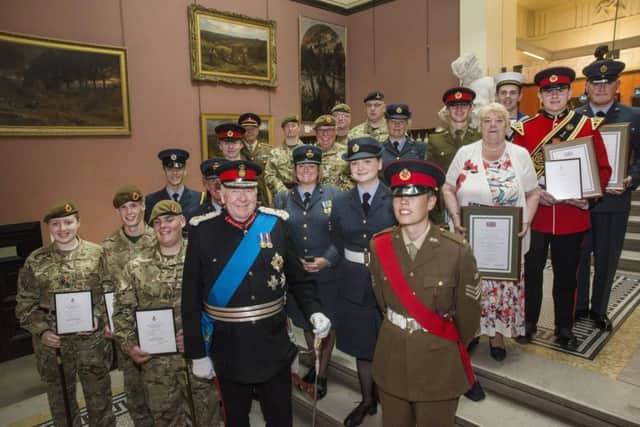 Cadets, reservists and adult volunteers were honoured during the annual Lord-Lieutenants Awards for Lancashire