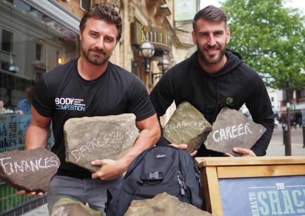 Performance coach, Simon Hall (left), 27, from Chorley and health food specialist Andrew Naylor, 33, from Preston will attempt to climb and descent from Mount Snowdon in Wales as many times as possible in a 24 hour period.