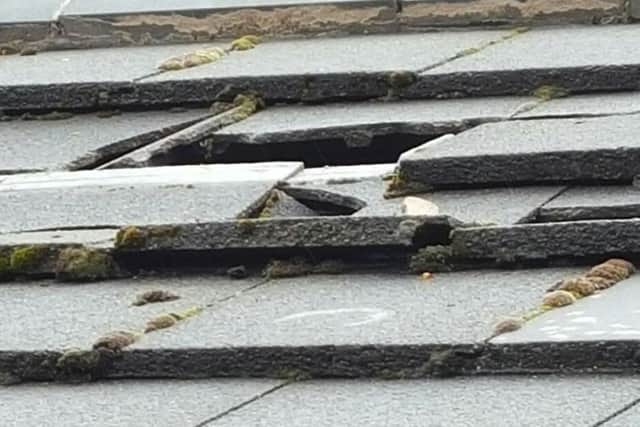 Trespassers have broken tiles on the roof of Acorns Primary School, in Moor Park, causing parts of the school to flood.