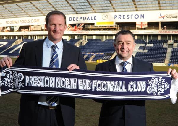 Simon Grayson and Glynn Snodin on the day of their appointment at Preston