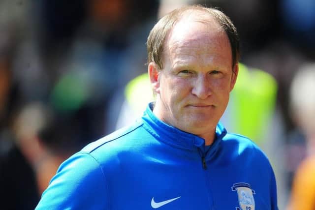 Simon Grayson at Wolves in May - his last game in charge of PNE