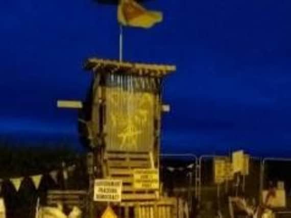Contraflow put in place at Preston New Road fracking site  PIC: LET US BE FRACK FREE