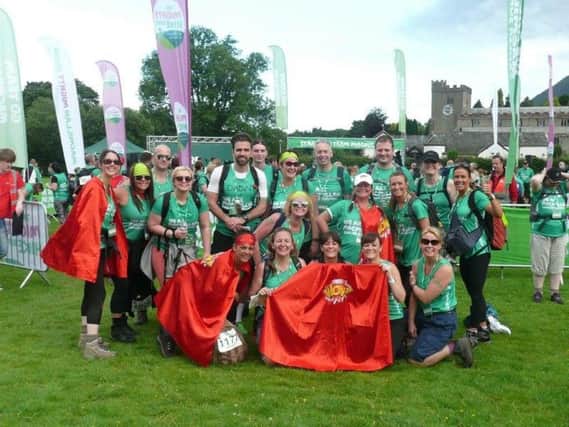 Staff from Adecco took part in a hike through the Lake District for Macmillan Cancer Support