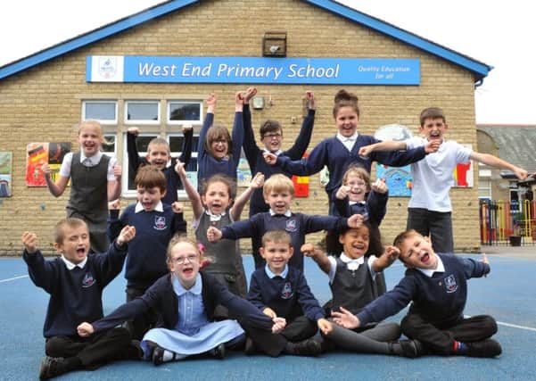 Photo Neil Cross
Pupils at West End Primary School are celebrating a good Ofsted rating