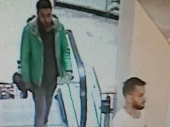 Police would like to speak to these men in relation to the theft from Baby Boutique in Preston
