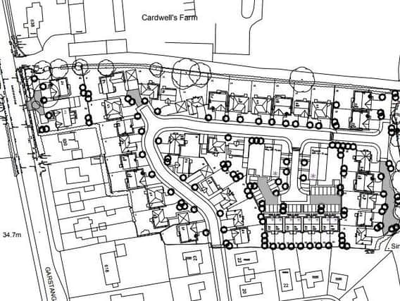 The outline plans for Cardwell Farm