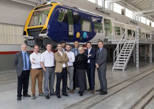 One of the new trains for Northern which are being built in Spain