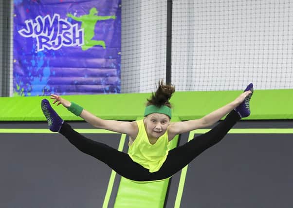 Jump Rush, the town's first trampoline park, will open in July.