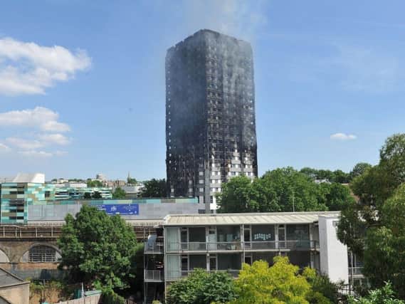 The aftermath of Grenfell Tower