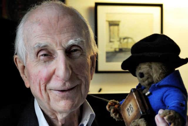 Paddington Bear and his creator Michael Bond