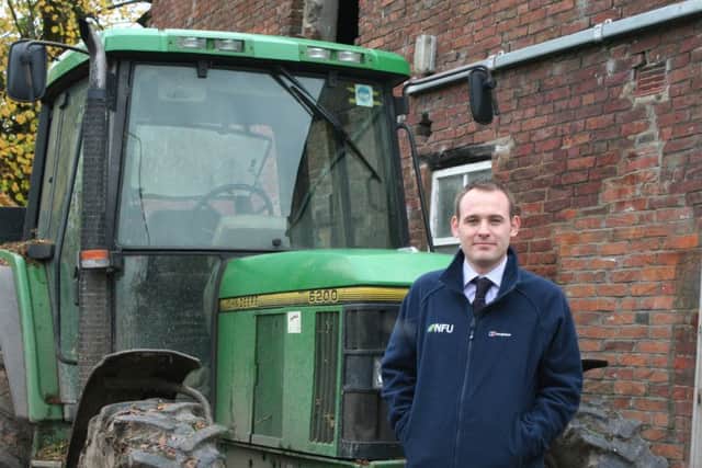 Carl Hudspith of the NFU