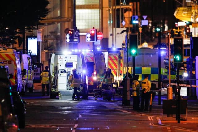 Chaotic scenes after the Manchester bomb attack at the concert