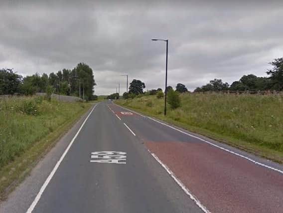 The A59 has been closed in both directions following an accident in the Ribble Valley
