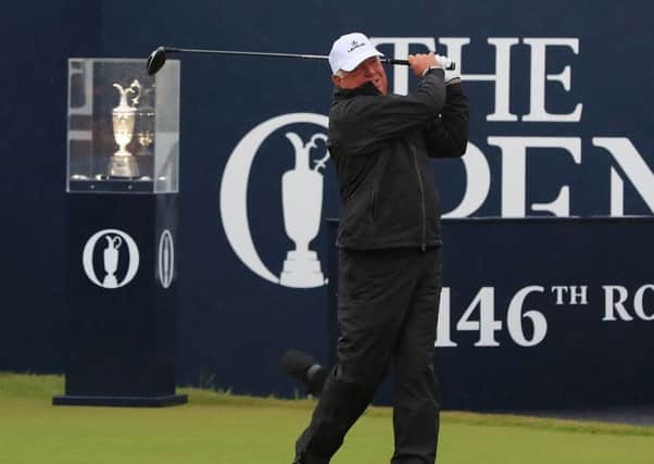 USA's Mark OMeara tees off from the 1st to start day one of The Open Championship at Royal Birkdale Golf Club in Southport