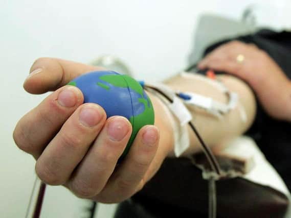 A person giving blood (Pic: Cathal McNaughton/PA Wire)