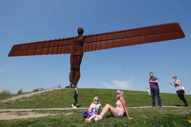 Antony Gormley's 1998 sculpture the Angel of the North