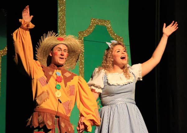 Pippa Smith and Reece Sibbalrd as Dorothy and the Scarecrow