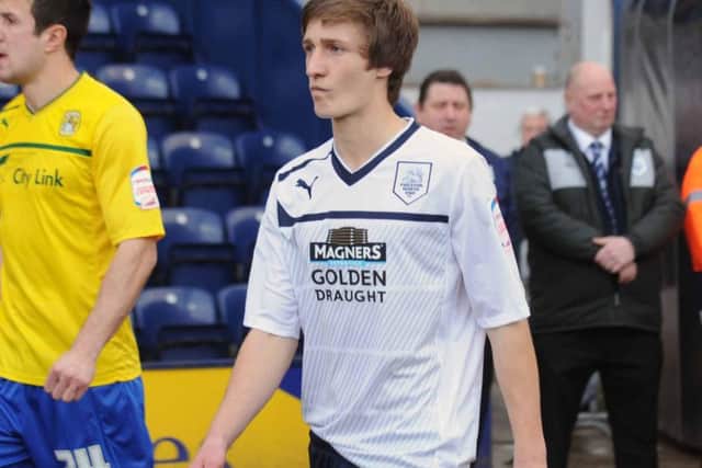 Ben Davies on his PNE debut against Coventry in 2013