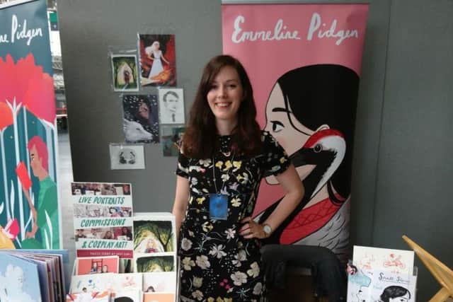 Emmeline Pidgen, a freelance illustrator from Chorley, was invited as a guest to appear at London Film and Comic Con