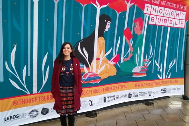 Emmeline Pidgen, a freelance illustrator from Chorley, was invited as a guest to appear at London Film and Comic Con