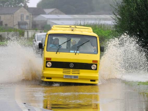 Flooding in Lancaster. Claughton