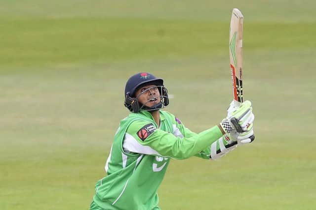 Lancashire's Haseeb Hameed in one-day action