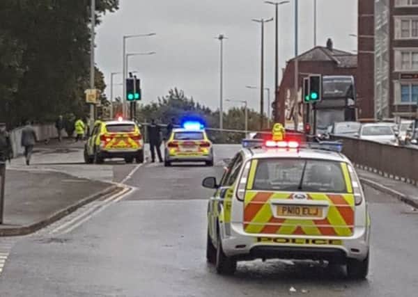 Scene of the collision in Ringway
