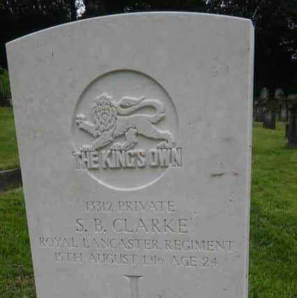 The war graves at St Peter's cemetery in Heysham which have been replaced by Commonwealth War Graves Commission. Picture by Malcolm Brown.