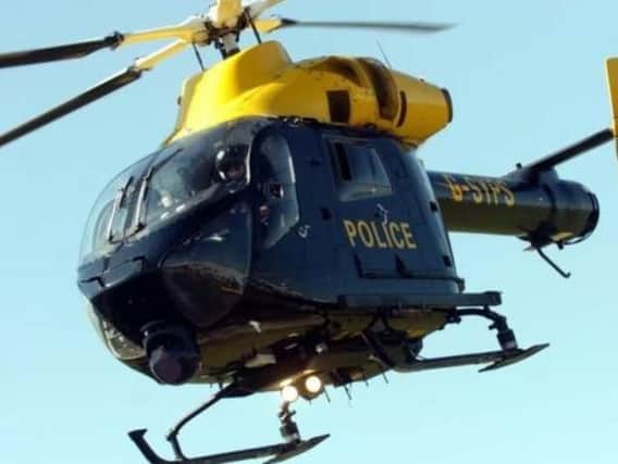 South Yorkshire police helicpoter