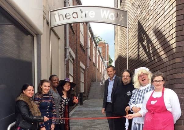 Visitors to Chorley town centre can now enjoy an impressive walk to the theatre after improvement work was completed on the alley between Peter Street and Market Street.