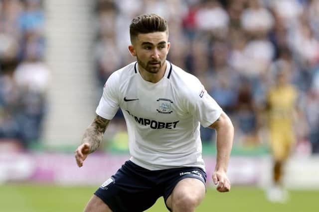 Sean Maguire on his PNE debut against Sheffield Wednesday