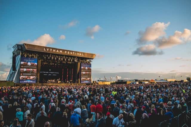 Crowds take in the night at Lytham Festival 2017